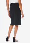 Side Knot Crepe Skirt, , on-hover image number null
