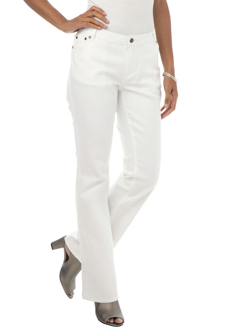 True Fit Bootcut Jeans , WHITE, hi-res image number null