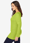 V-Neck Ribbed Sweater, , alternate image number 2