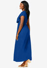 Knit Ruffle Maxi Dress, , alternate image number null