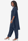 Tie Front Knit Mega Tunic, , alternate image number null