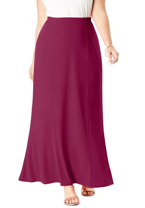 Travel Knit Maxi Skirt, , alternate image number null