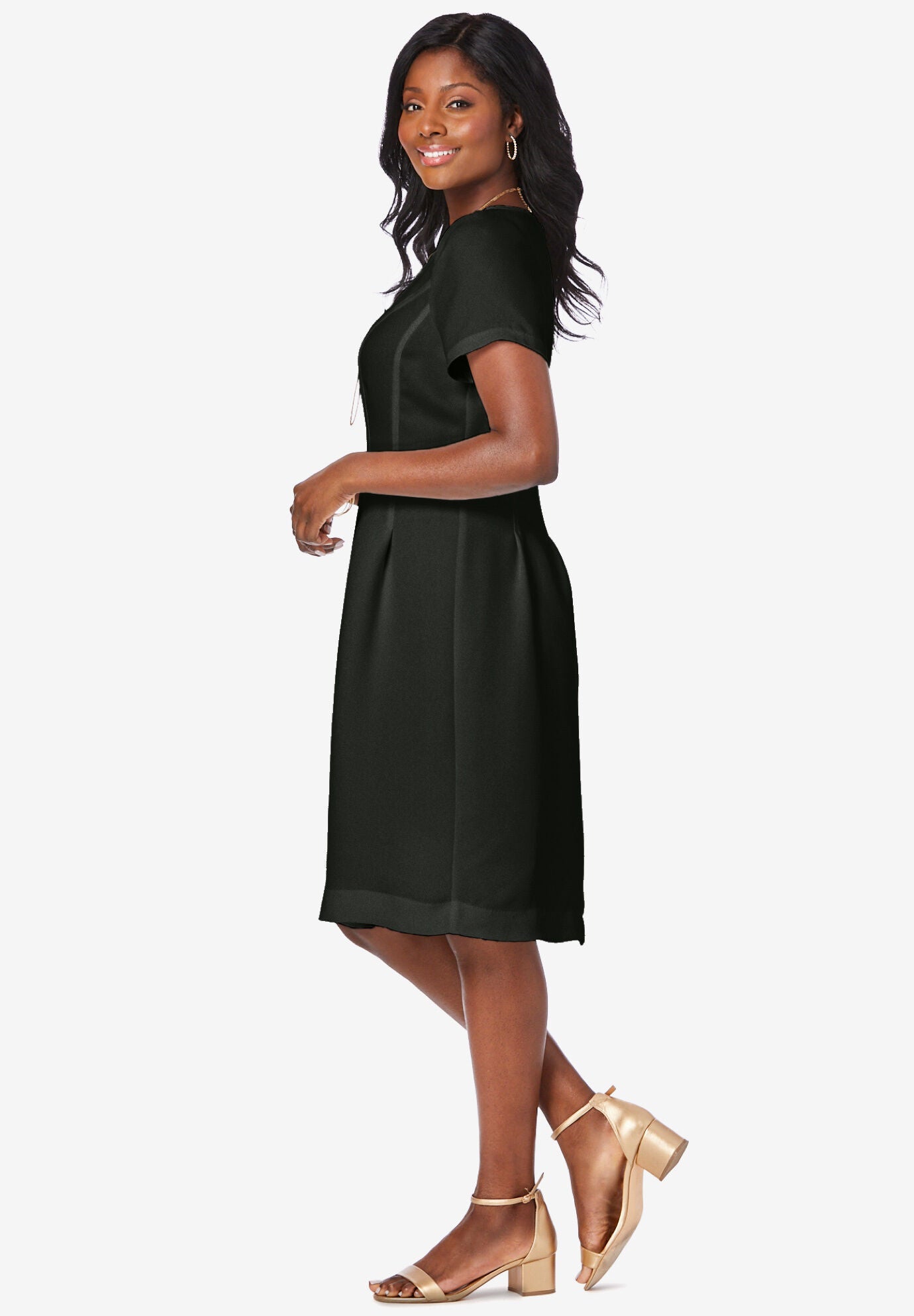 Fit & Flare Dress, , alternate image number 3