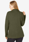 Cable Blazer Sweater, , on-hover image number null