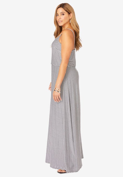 Blouson Maxi Dress, , alternate image number null
