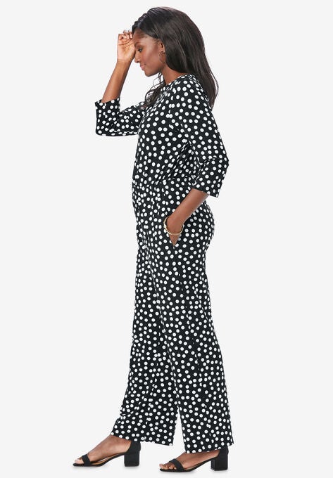 Drawstring Jumpsuit, , alternate image number null