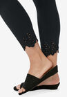 Cut Out Capri Legging, , alternate image number null