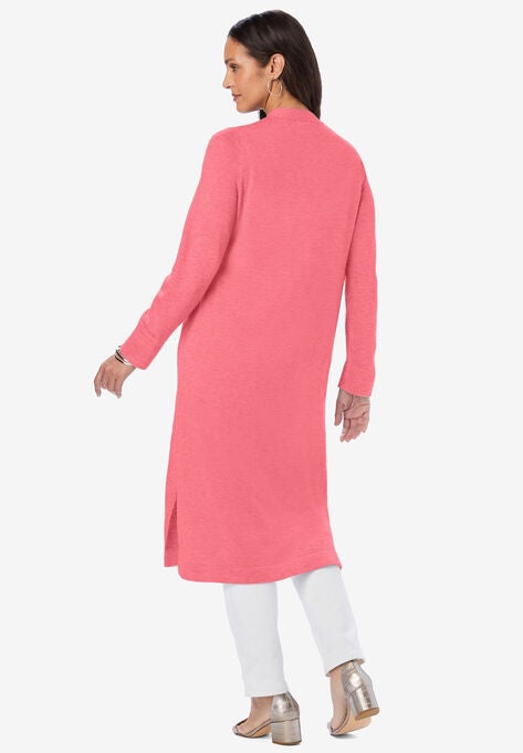 Fine Gauge Duster Cardigan, , on-hover image number null