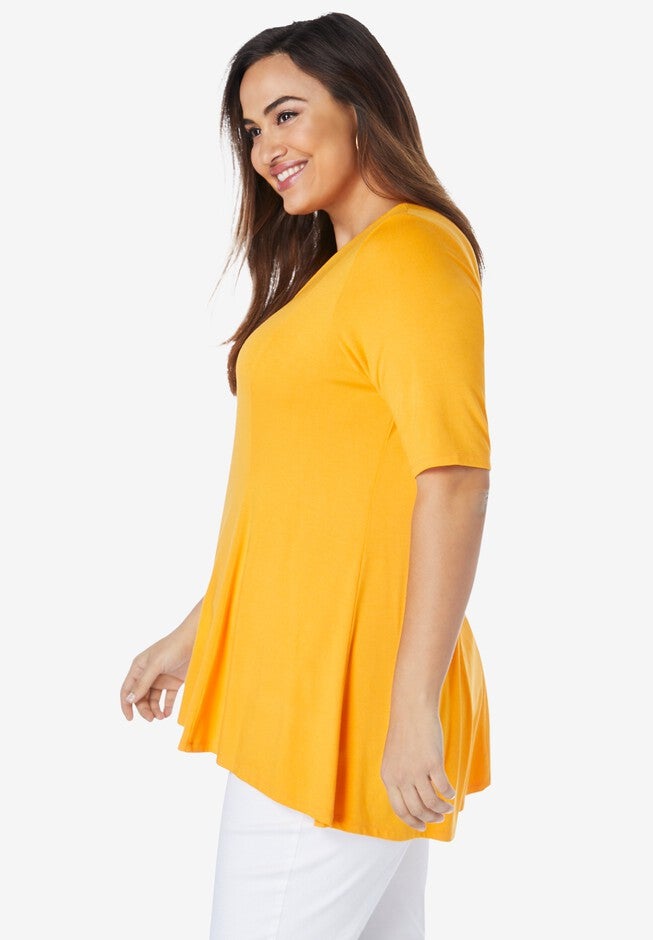Fit & Flare Tunic, , alternate image number 2