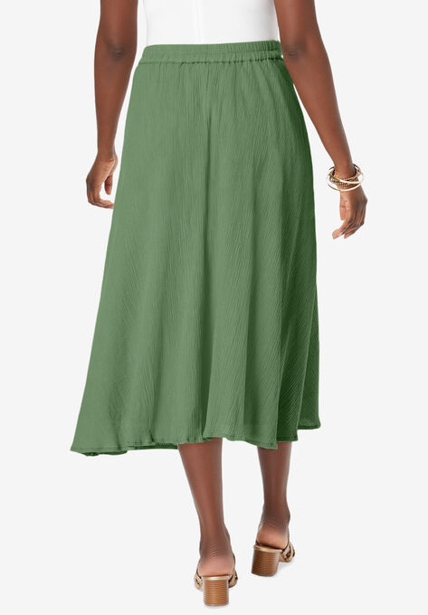 Button-Front Midi Skirt, , on-hover image number null
