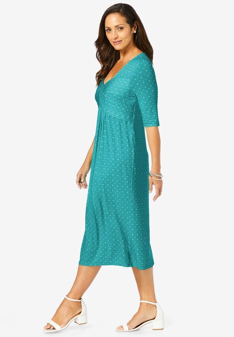 Pleated Tunic Dress, , alternate image number null