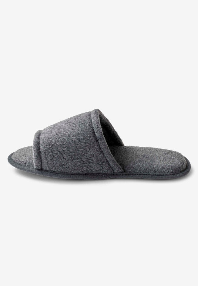 Fleece lined slide slipper, , alternate image number null