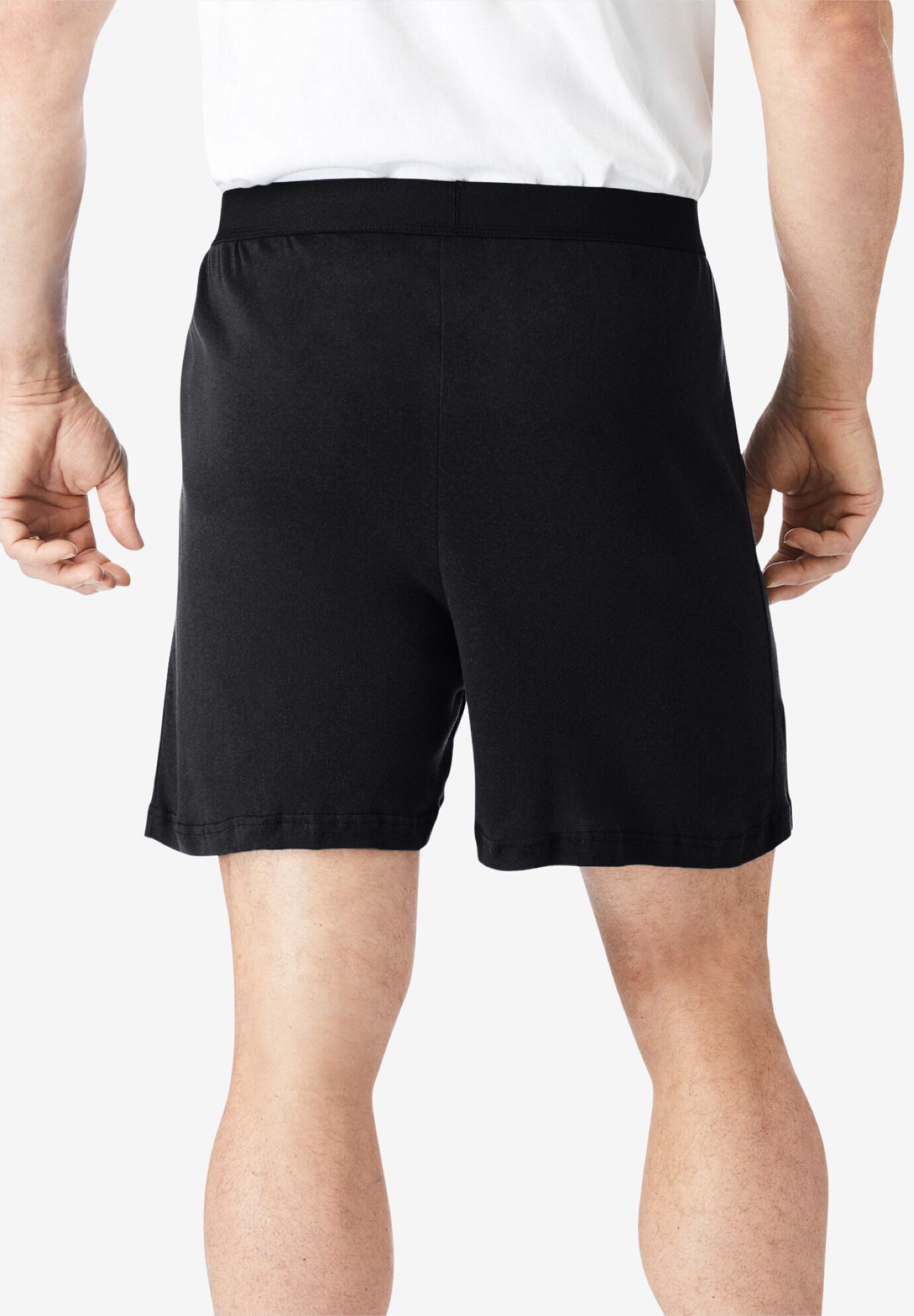 Cotton Boxers, 10-PK, BLACK, on-hover image number 1