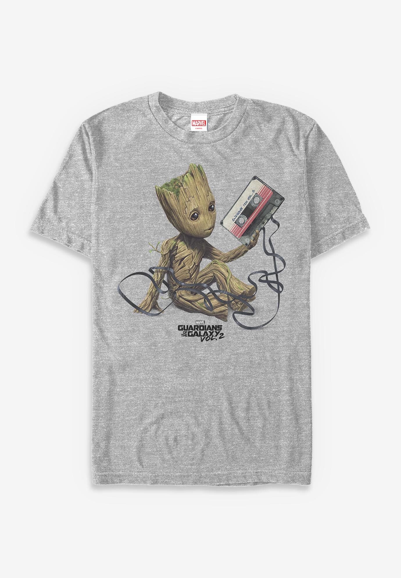 Guardians of the Galaxy Groot Tee, ATHLETIC HEATHER, hi-res image number 0