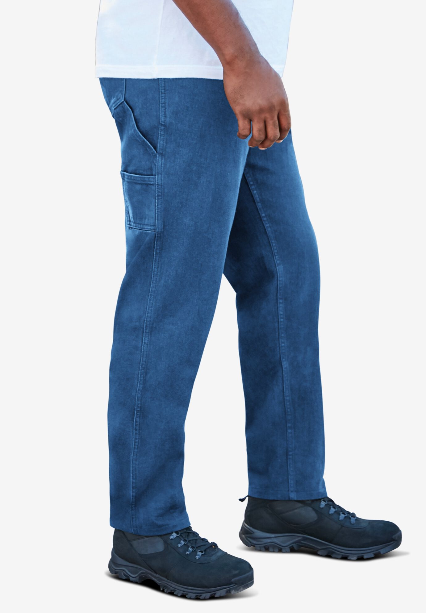 Boulder Creek&trade; Relaxed Carpenter Jeans, ANTIQUE INDIGO, hi-res image number 0