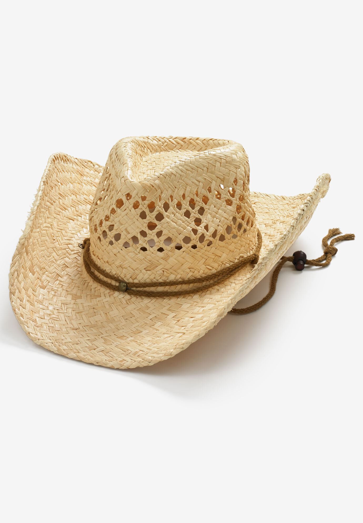 STRAW COWBOY HAT, NATURAL, hi-res image number 0