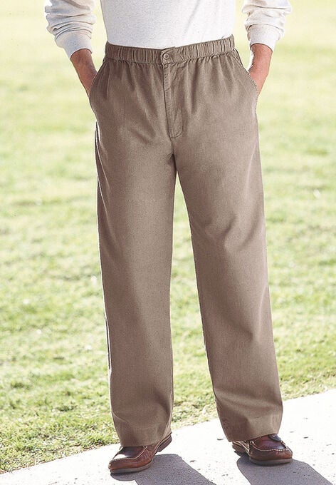 Knockarounds® Full-Elastic Waist Pants in Twill or Denim, , alternate image number null