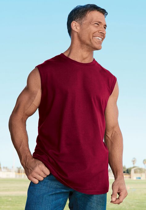 Shrink-Less™ Lightweight Muscle T-Shirt, , alternate image number null