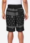 Basic 8" 4-way Flex Swim Trunk, , on-hover image number null