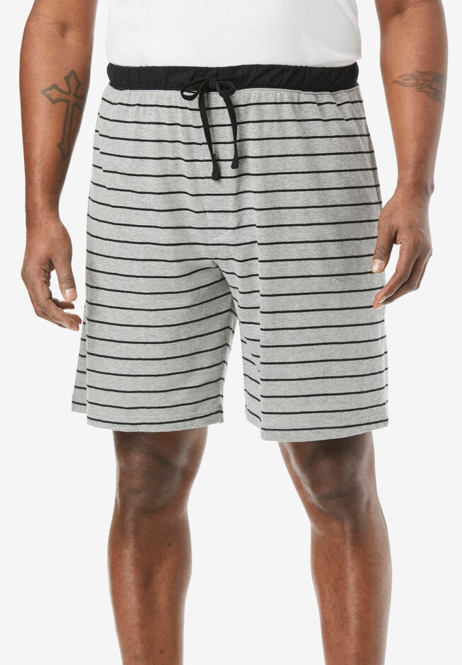 Hanes® 2-Pack Knit Sleep Shorts, , on-hover image number null
