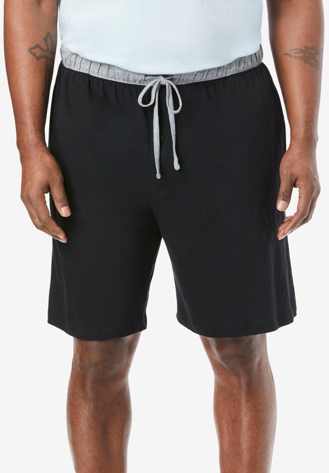Hanes® 2-Pack Knit Sleep Shorts, , alternate image number null