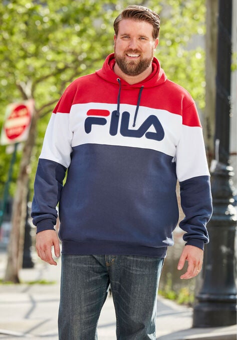 FILA® Colorblock Fleece Hoodie, , alternate image number null