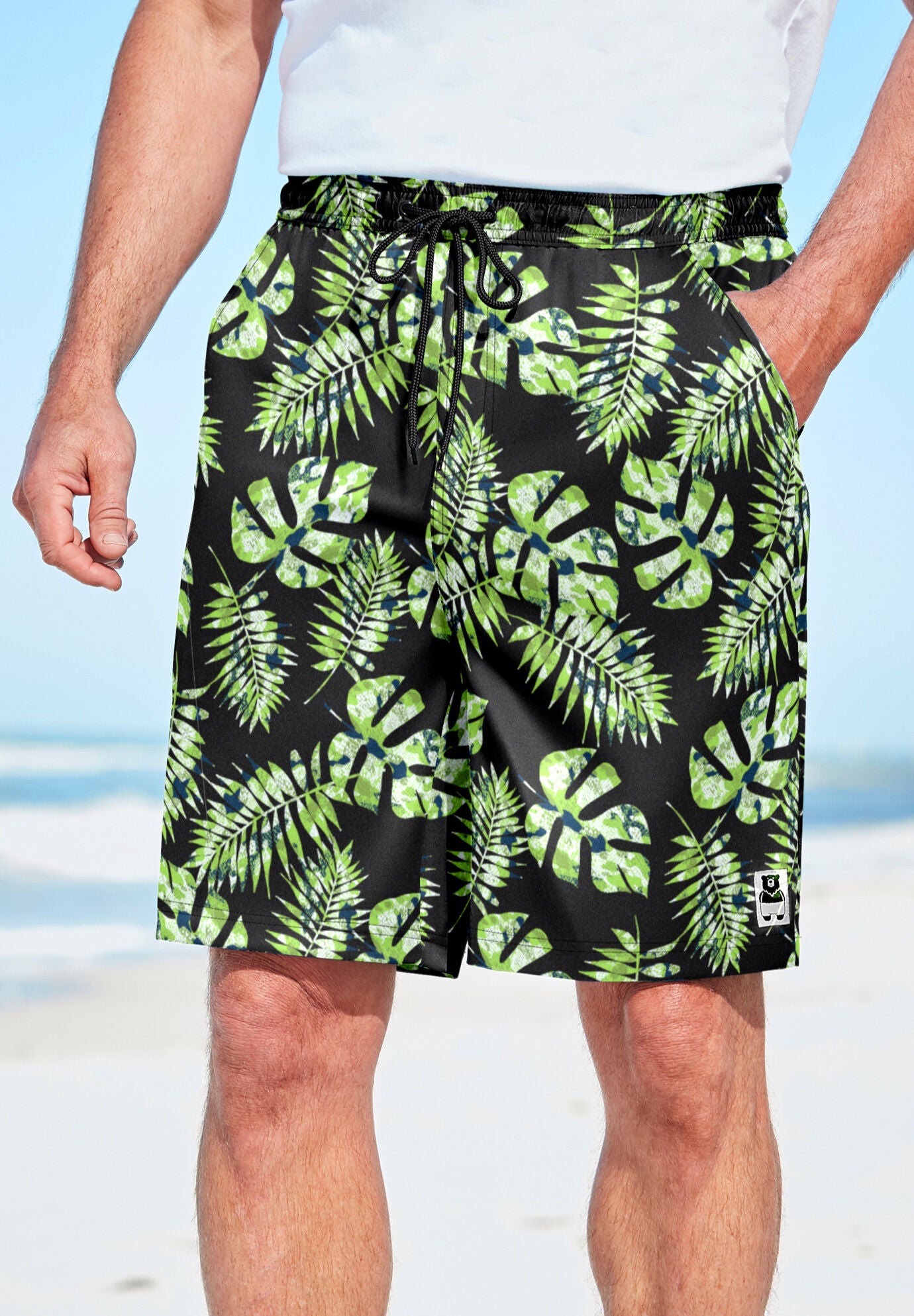 Flexible swim trunks sales