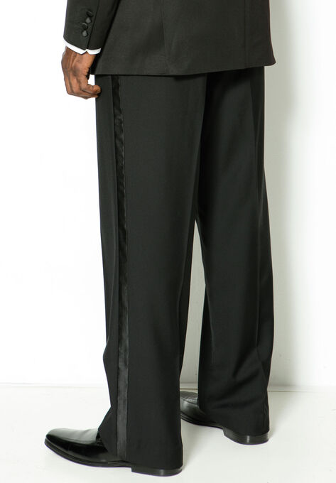 KS Signature Plain Front Tuxedo Pants, , on-hover image number null