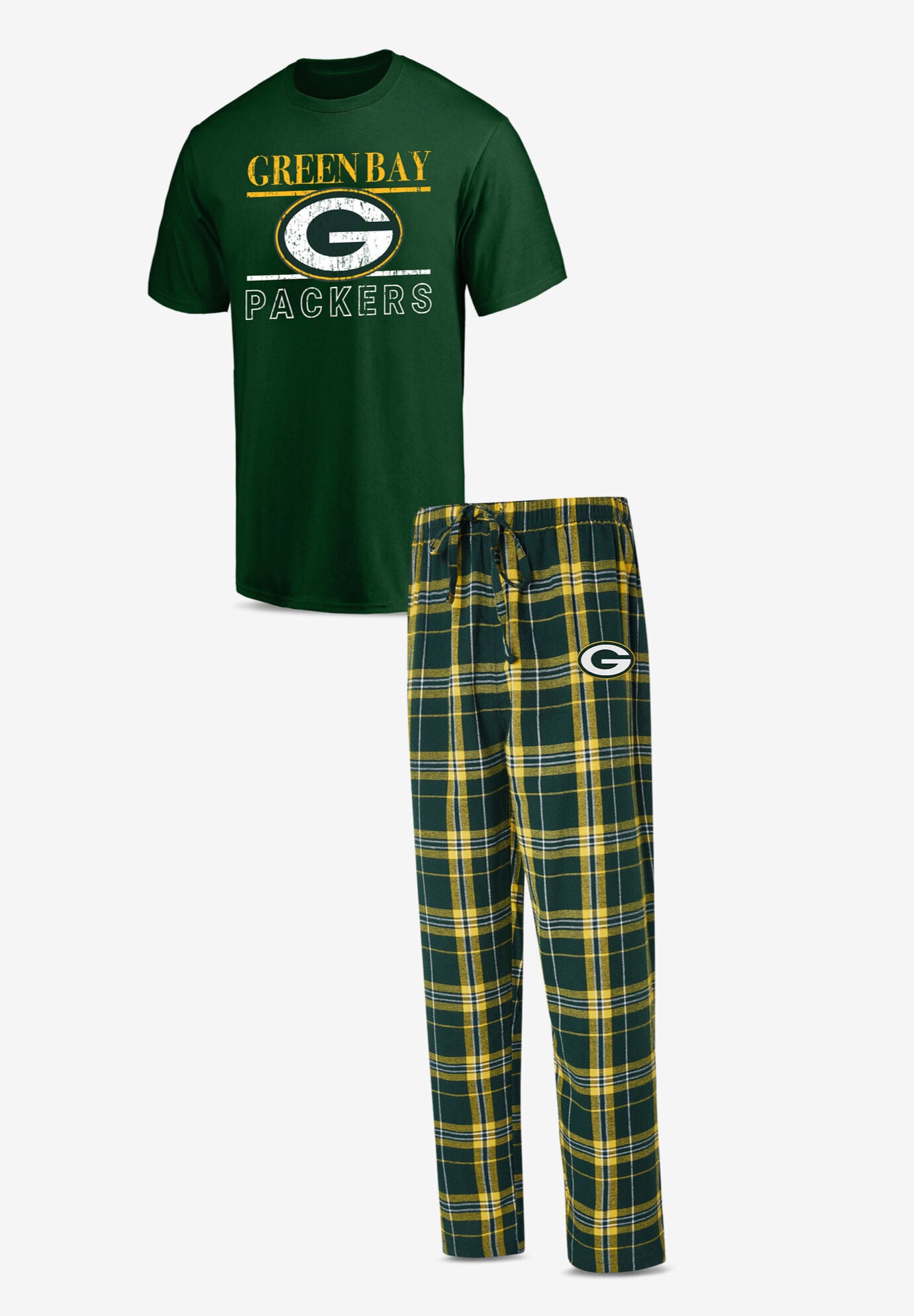 NFL&reg; Flannel Pajama Set, GREEN BAY PACKERS, hi-res image number 0