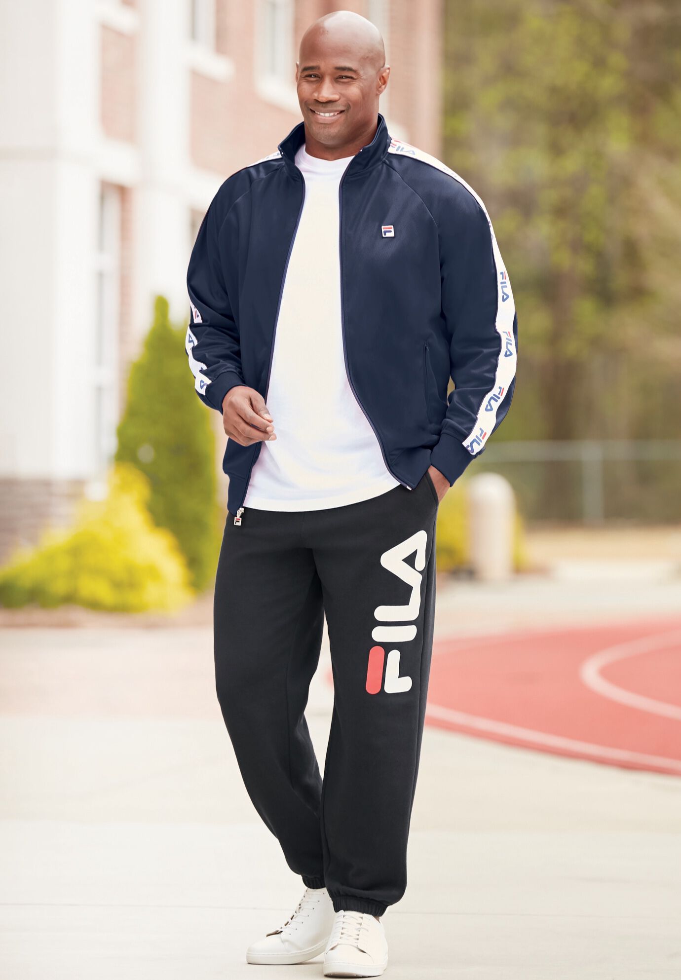 Fila track jacket mens sales