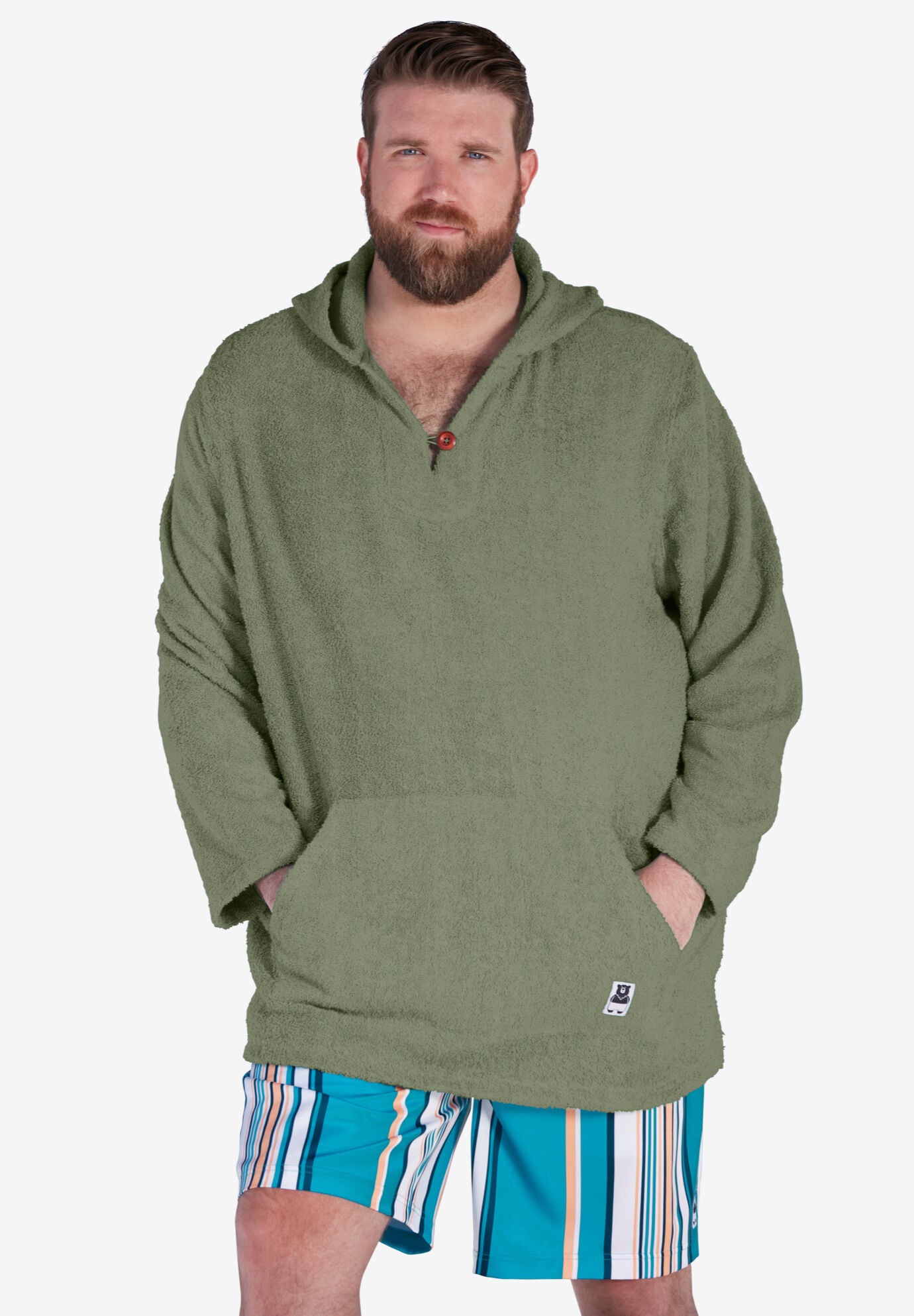 Lightweight online terry hoodie