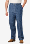 Knockarounds® Full-Elastic Waist Pants in Twill or Denim, , hi-res image number null