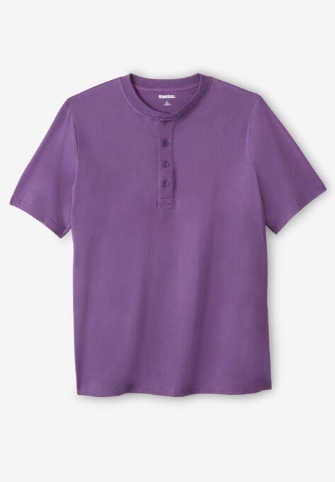 Shrink-Less™ Lightweight Henley T-Shirt, , hi-res image number null