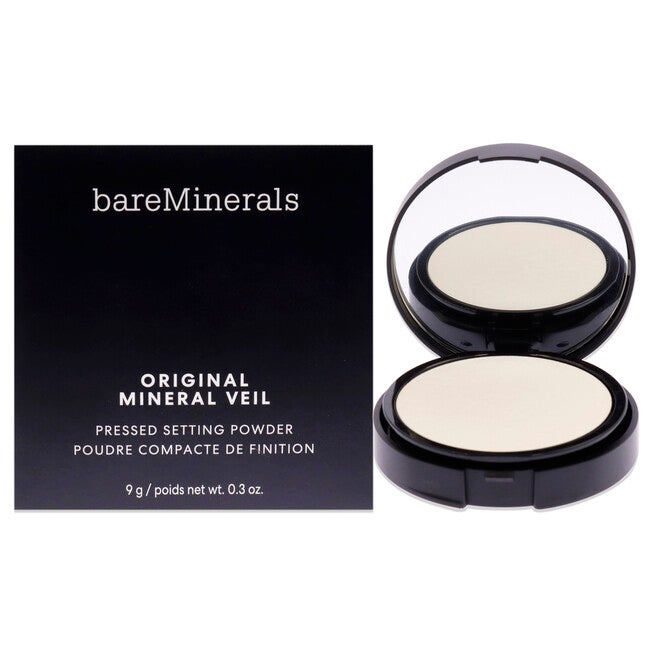 Original Mineral Veil Pressed Setting Powder - Translucent by bareMinerals for Women - 0.3 oz Powder, NA, hi-res image number null