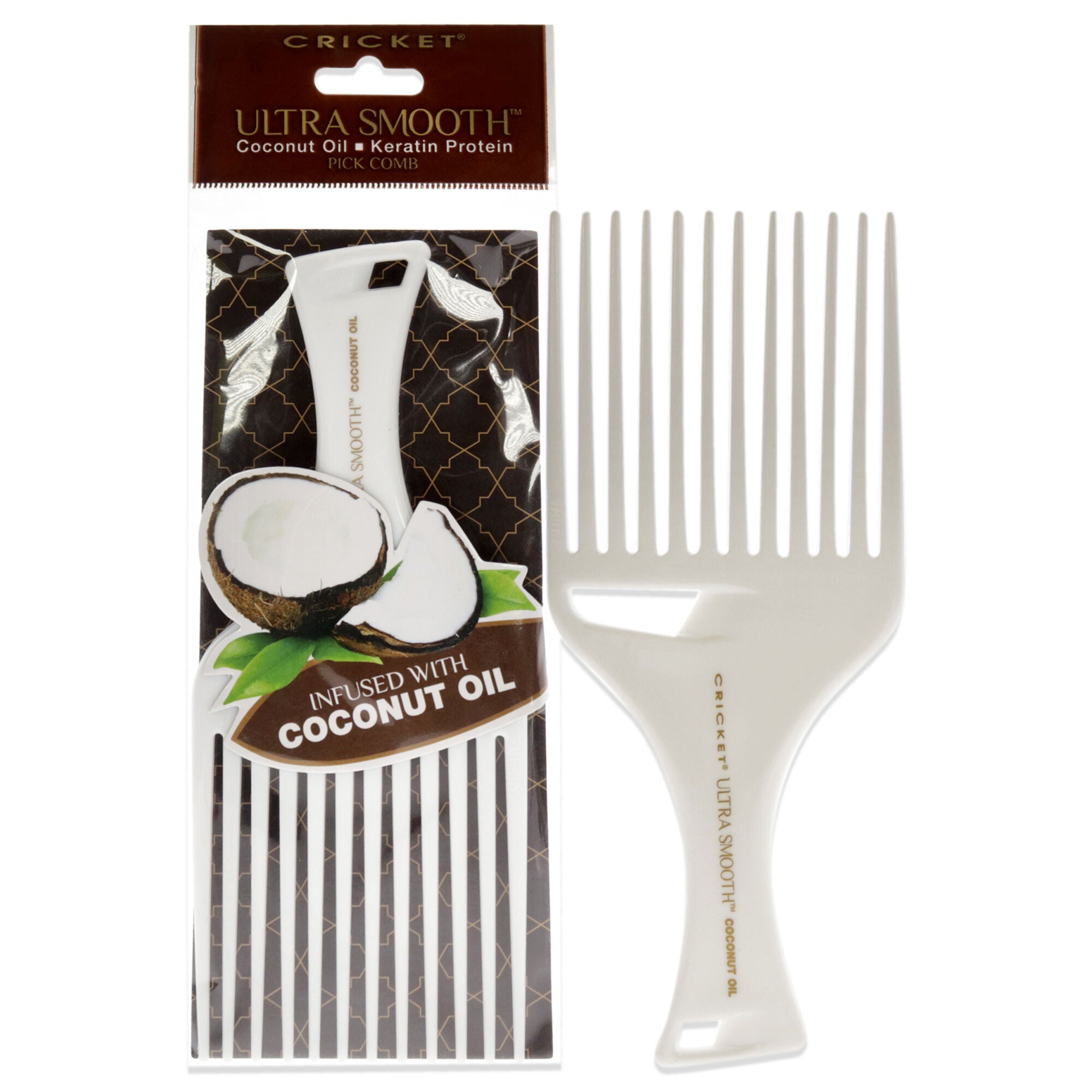 Ultra Smooth Coconut Pick Comb, , alternate image number 1