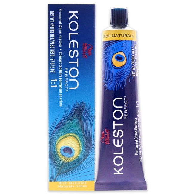 Koleston Perfect Permanent Creme Hair Color - 10 97 Lightest Blonde-Cendre Brown by Wella for Unisex - 2 oz Hair Color, NA, hi-res image number null