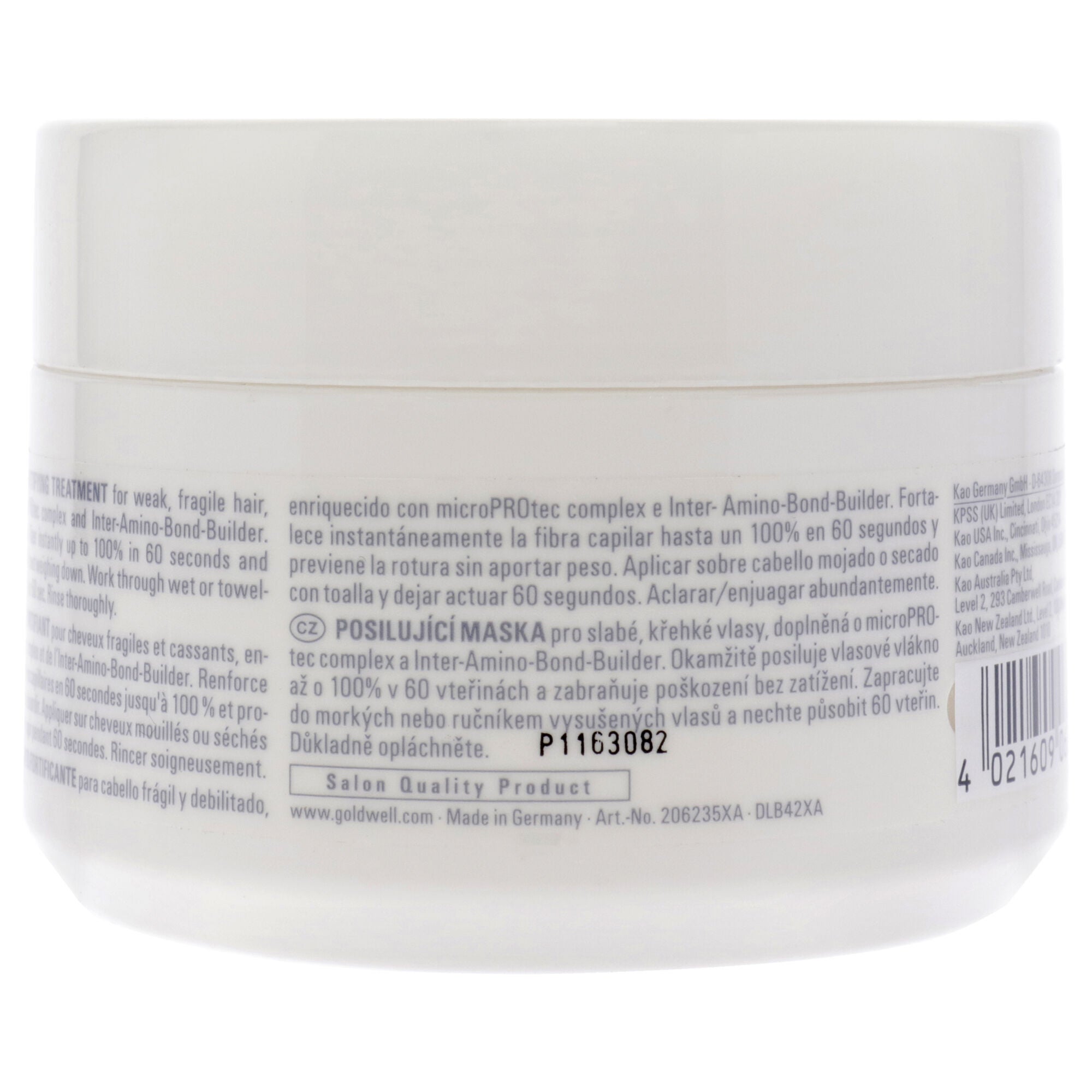 Dualsenses Bond Pro 60 Sec Treatment by Goldwell for Unisex - 6.7 oz Treatment, See Description, alternate image number 2