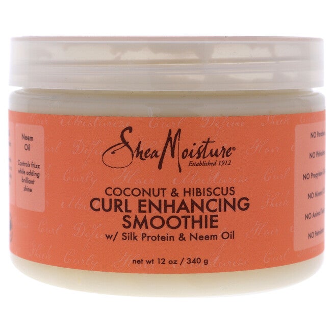 Coconut Hibiscus Curl Enhancing Smoothie by Shea Moisture for Unisex - 12 oz Cream, NA, hi-res image number null