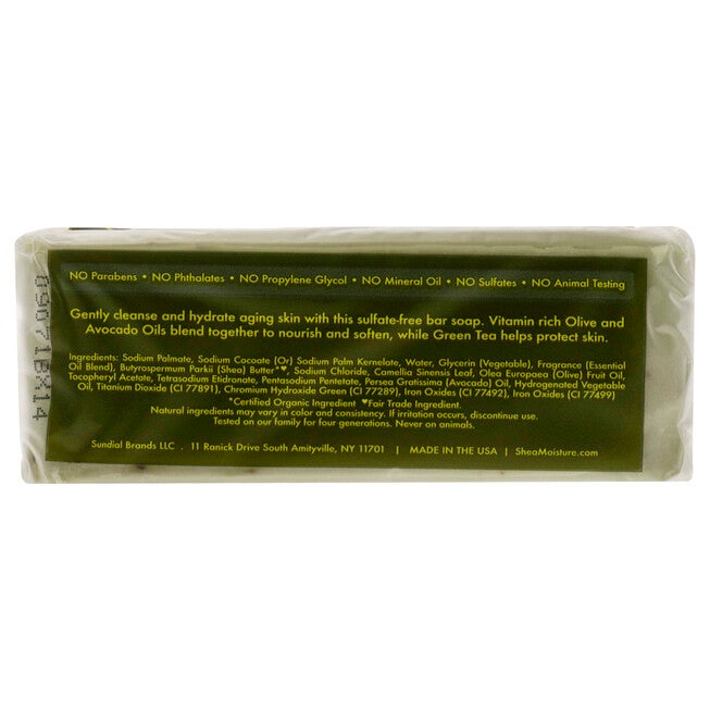 Shea Moisture Olive & Green Tea Shea Butter Soap-Anti Aging & Ultra Moisturizing by Shea Moisture for Unisex - 8 oz Soap, , alternate image number null