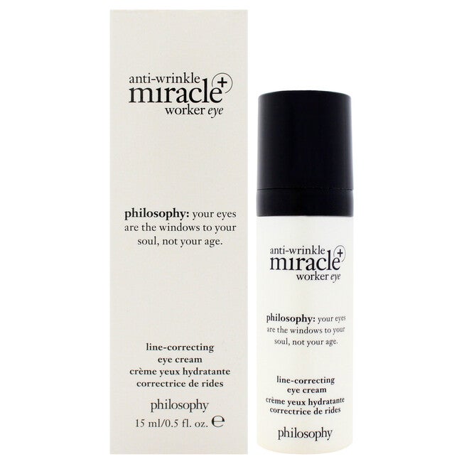 Anti-Wrinkle Miracle Worker Eye Plus by Philosophy for Unisex - 0.5 oz Cream, NA, hi-res image number null