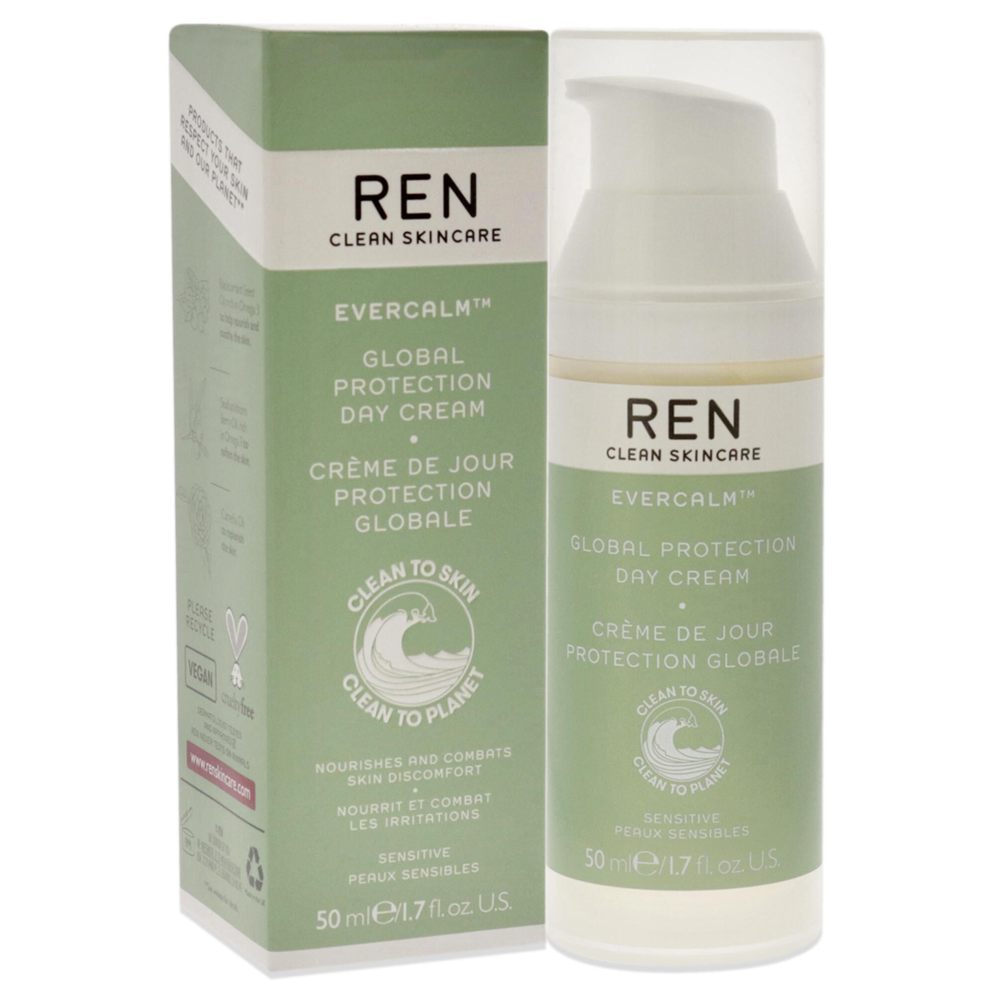 Evercalm Global Protection Day Cream by REN for Unisex - 1.7 oz Cream, See Description, alternate image number 4