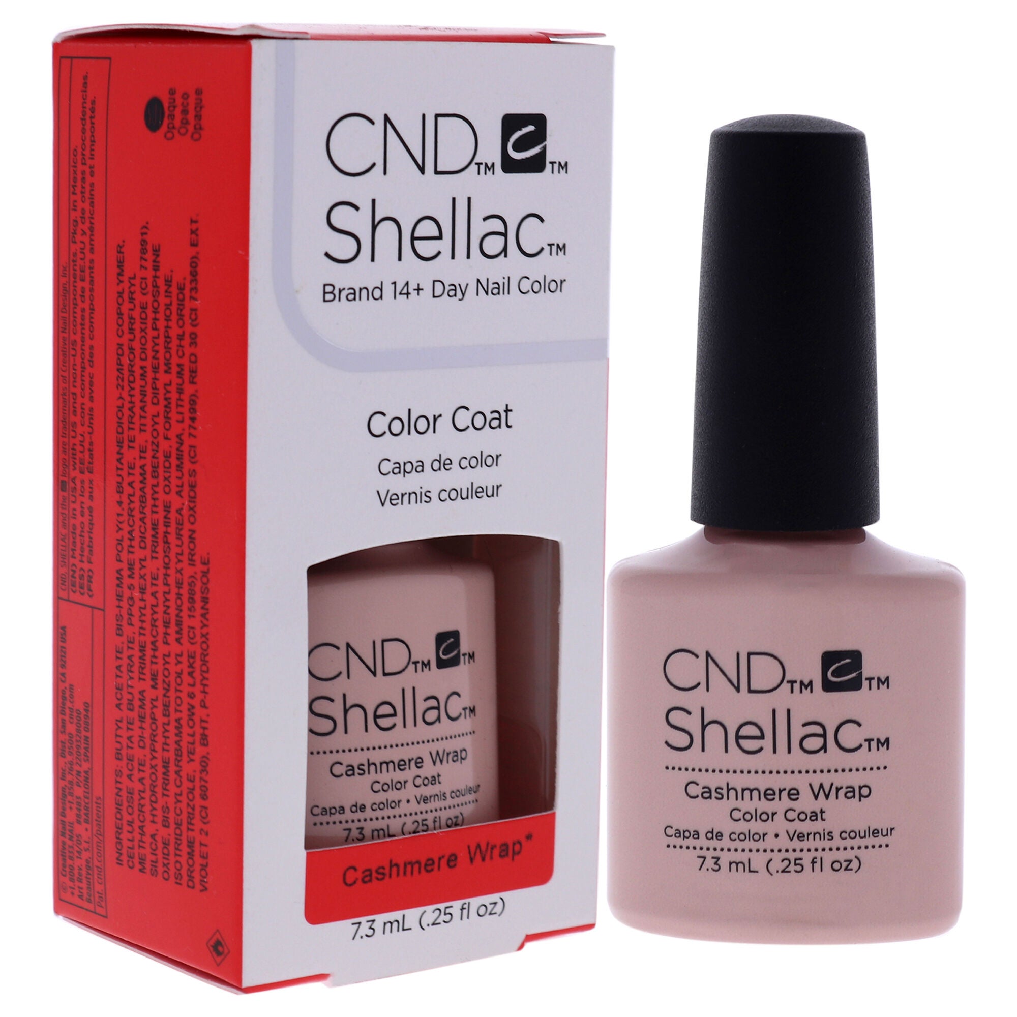 Shellac Nail Color - Cashmere Wrap by CND for Women - 0.25 oz Nail Polish, See Description, alternate image number 1