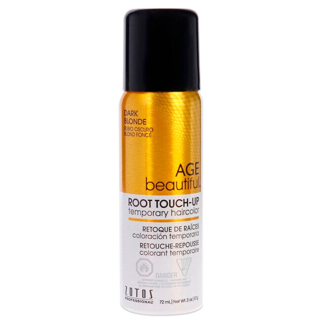 Root Touch Up Temporary Haircolor Spray - Dark Blonde by AGEbeautiful for Unisex - 2 oz Hair Color, NA, hi-res image number null