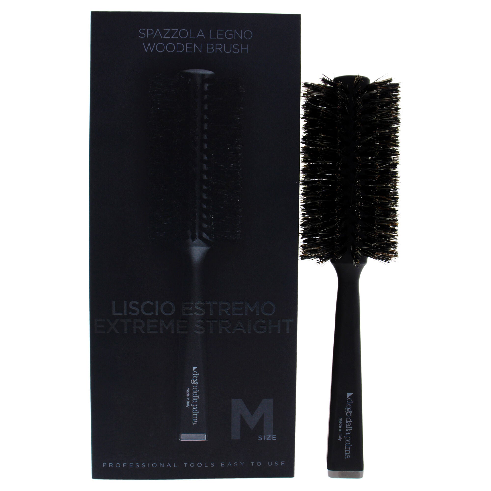 Wooden Brush Extreme Straight - Medium by Diego Dalla Palma for Unisex - 1 Pc Hair Brush, See Description, hi-res image number 0