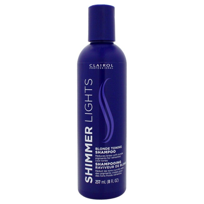 Shimmer Lights Blonde and Silver Shampoo by Clairol for Unisex - 8 oz Shampoo, NA, hi-res image number null
