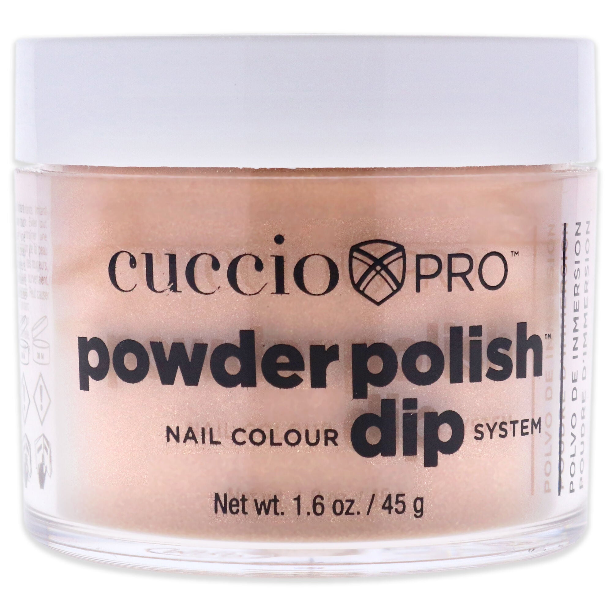Pro Powder Polish Nail Colour Dip System - Rose Gold Slippers by Cuccio Colour for Women - 1.6 oz Nail Powder, See Description, hi-res image number 0