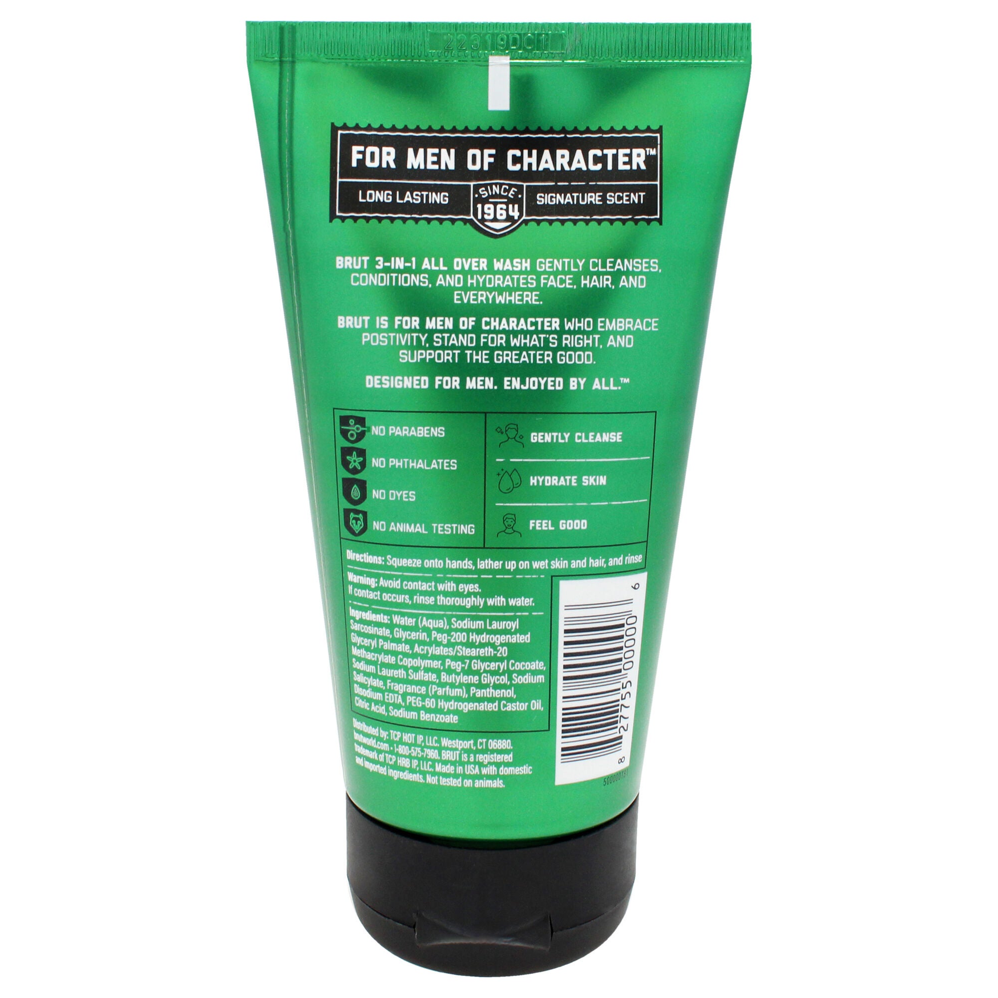 Classic Scent 3 In 1 All Over Wash by Brut for Men - 5 oz Body Wash, See Description, alternate image number 2