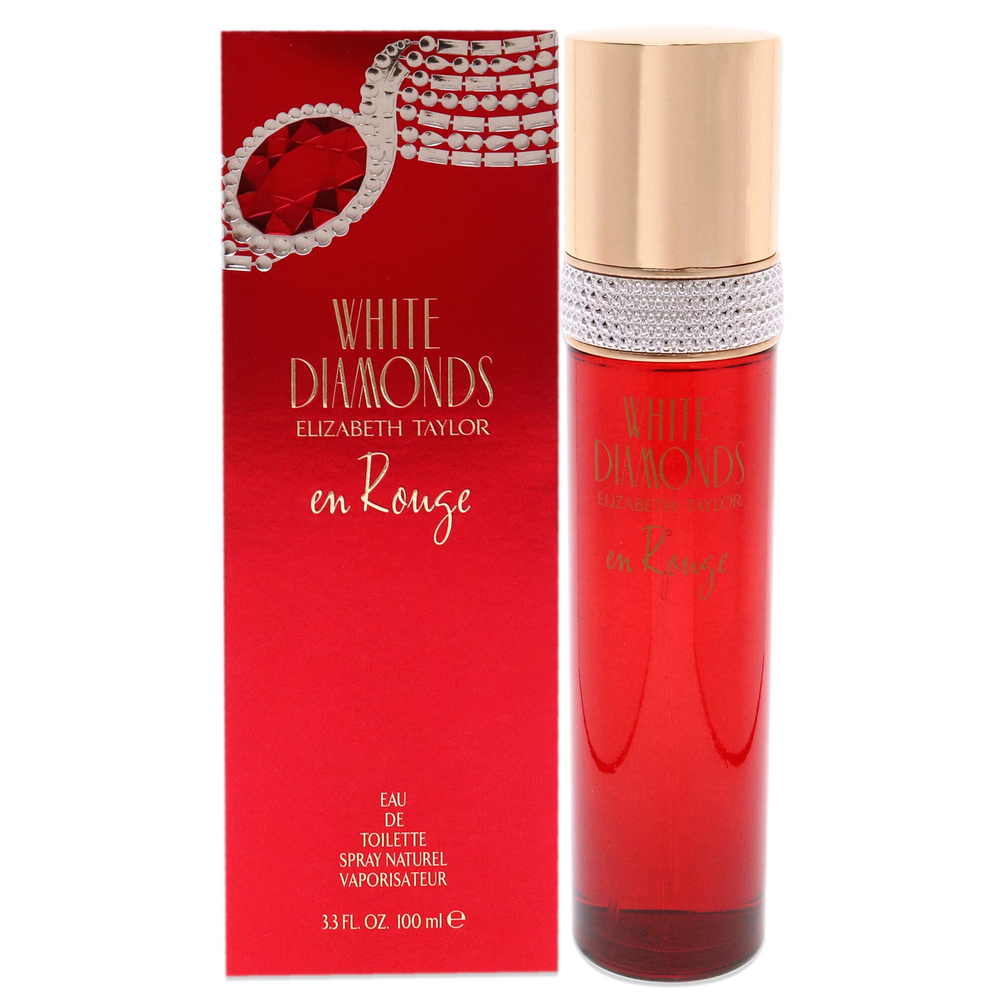 White Diamonds En Rouge by Elizabeth Taylor for Women - 3.3 oz EDT Spray, See Description, hi-res image number 0