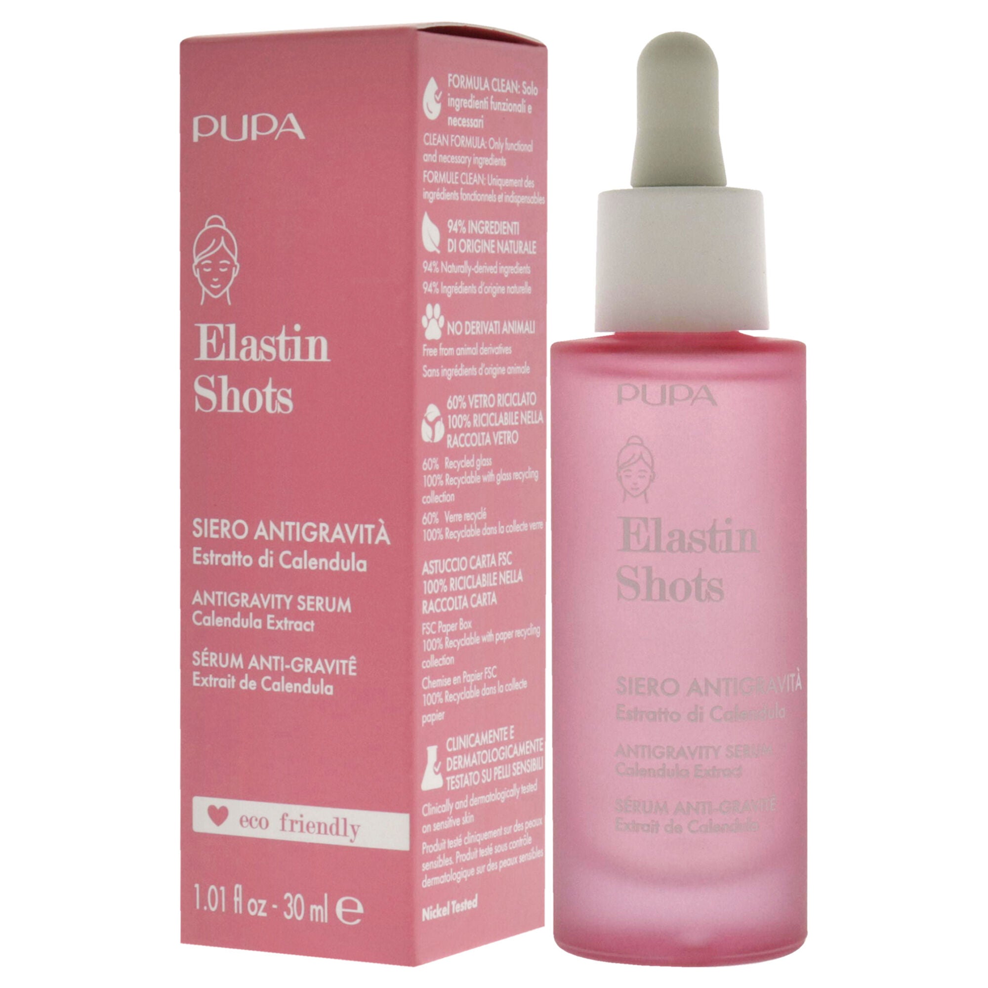 Elastin Shots Antigravity Serum by Pupa Milano for Women - 1.01 oz Serum, See Description, alternate image number 3