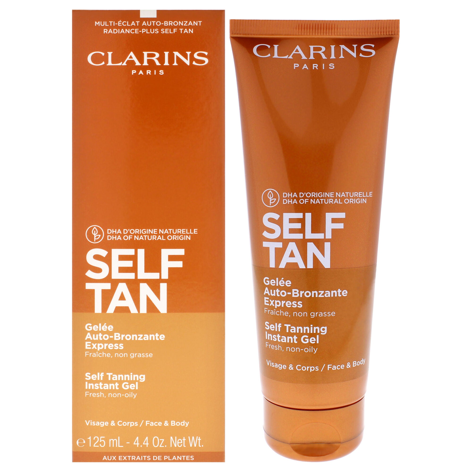 Self Tanning Instant Gel by Clarins for Unisex - 4.5 oz Bronzer, See Description, hi-res image number 0